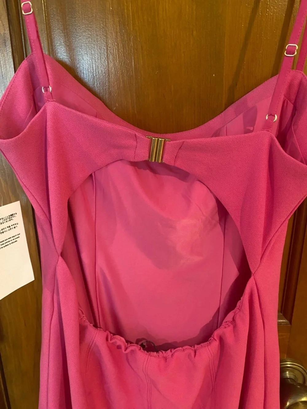 Abercrombie & Fitch Hot Pink Mini Dress - Picture 4 of 4